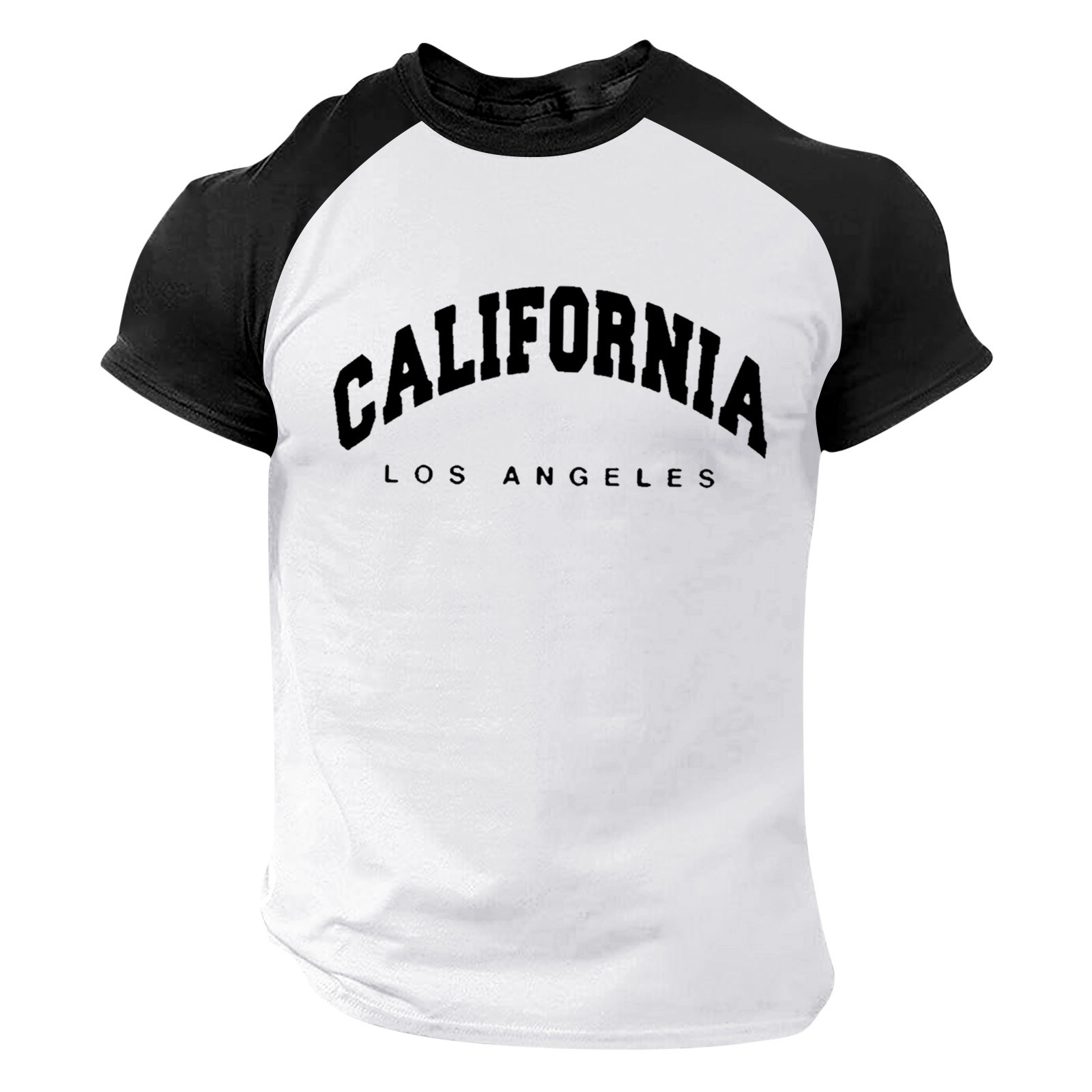 BOBOGOJP Tee-Shirt à Manches Courtes pour Hommes Adultes Décontracté Rayé Col Rond T-Shirt Basique Chandail Rayé Tee-Shirt (Blanc,TTG)