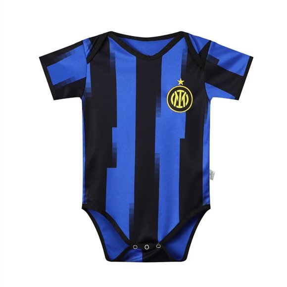 Baby crawling BB one-piece suit Inter Milan home football uniform #120