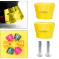 thumbnail image 3 of 2 Pcs Freins à Roulettes Universels pour Patins en Ligne Bloc Butée Antidérapante pour Patins Jaune, 3 of 8