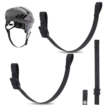 Sangle de Menton pour Casque de Hockey 16X, Bouton-Pression Simple, Sangle de Menton pour Casque de Hockey sur Glace, Sangle de Menton Détachable, Accessoire de Casque de Hockey
