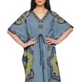 thumbnail image 4 of Moomaya Kaftan de Plage, Paréo de Bikini, Robe Longue Maxi Caftan pour Femmes, 4 of 6