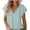 Green, variant on Tops for Women Sexy Casual Elegant Fragmented Casual V-Neck Chiffon Shirt Loose and Short Sleeved Tops for Women Tops for Women Sexy Elegant