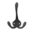 thumbnail image 1 of Classic Triple Iron Wall Hook (Gun Metal) - Set of 4, 1 of 2