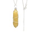 thumbnail image 1 of Iumwxz Chakra Crystal Pendant Hexagonal Pointed Natural Quartz Stone For Necklace, 1 of 1