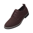 thumbnail image 2 of Handshe Men's Suede Casual Shoes – Soft Slip-On with Suede Design & Textured Finish for Everyday Wear,Plus Size, 2 of 6