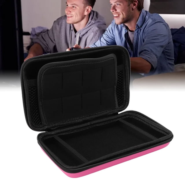 Carrying Case for NEW 3DS XL, Super Edition, NEW 2DS XL, NEW 3DS LL, for 3DS XL, for 3DS LL, Hard Protective Shell Travel Case with 8 Game Slot, Water Proof PU & Hard EVA