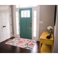 thumbnail image 4 of Julian 3' x 5' Washable Accent Rug, Raspberry and Ivory, 4 of 7