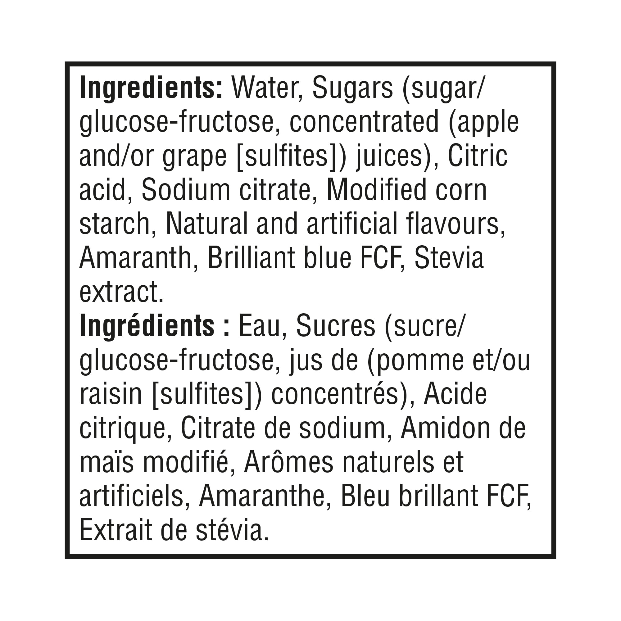 Fruité Raisin, boisson 24 x 200 ml