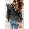 thumbnail image 2 of LinYooLi Women\‘s Long Sleeve Knit Sweater Winter Ribbed Cuff Pullover Tops Warm Cable Knitted Top Casual Jumper, 2 of 3