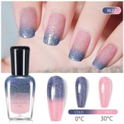 EGNMCR Nail Polish Warm Change Nail Polish 7ml Nail Polishs