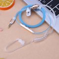 thumbnail image 3 of YOPTOP Security Headset Anti-radiation Spiral Tube Earpiece With 3.5 mm Headphone Jack For  Or Android Devices,blue, 3 of 7