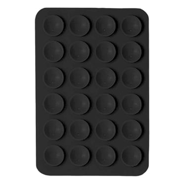 Poignée de téléphone magnétique à ventouses SpinPop – Noir