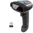 thumbnail image 1 of NETUM NT-1698W Wireless Barcode Scanner, 1D Laser Handheld Bar Code Reader for POS Work with Windows Mac Linux (Black), 1 of 6