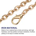 thumbnail image 3 of Unique Bargains 47'x0.22' Purse Chain Strap, Purse Handle Shoulder Bag Replacement Strap, Gold, 3 of 5
