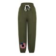 thumbnail image 4 of VEKDONE Womens Linen Long Pants Army Green XL, 4 of 6