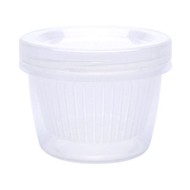 Langgg PP Drain Sealed Crisper Fruit Vegetable Fresh Containers Case Food Fridge Storage Box Kitchen Supplies