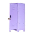 thumbnail image 3 of veasfak Mini Locker Decorative Iron Girls Lockbox for Stationery Jewelry Living Room violet, 3 of 9