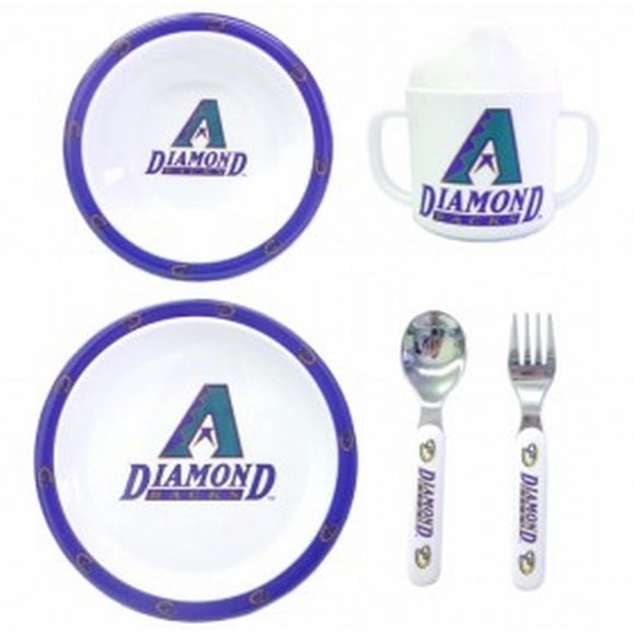 Arizona Diamondbacks 5 Piece Children's Dinner Set