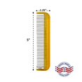 thumbnail image 2 of Hair Doctor Mens Rotating Tooth Hair Comb (Golden Amber), 2 of 2