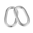 thumbnail image 4 of Unique Bargains 32x15mm Oval Buckles Iron Electroplating Silver Tone 10 Pack, 4 of 4