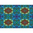 thumbnail image 1 of Ahgly Company Machine Washable Indoor Rectangle Transitional Light Sea Green Area Rugs, 7' x 9', 1 of 7