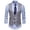 Grey, variant on Summer Solid Suit Vest for Men – British Slim Fit Formal for Business Occasions and Evening Wear