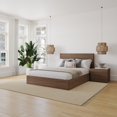 thumbnail image 3 of Nexera Milo 3-Piece Reversible Storage Bedroom Set, Brown, Queen, 3 of 6