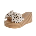 thumbnail image 2 of Sandales Coussinées pour Femmes Nœud Papillon Plage Été Pantoufles Plateforme Talons Compensés Chaussures Grande Taille Sandales de Randonnée pour Femmes en Liquidation, 2 of 8