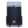 thumbnail image 4 of KAUKKO Vintage Casual polyster and Leather Rucksack Backpack (Nylon Black), 4 of 5