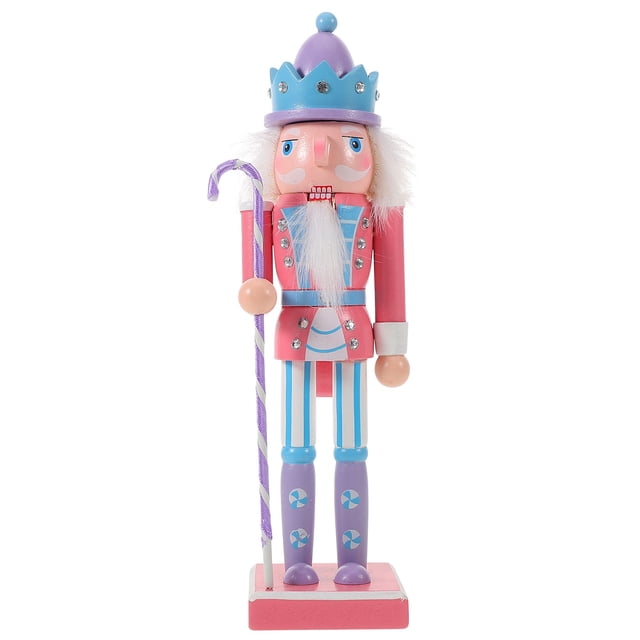 SHISUYAN 1Set Traditional Nutcracker Wooden Puppet For Christmas Party And Moving Party