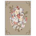 thumbnail image 2 of Design Art - Motif Floral Blanc et Jaune, 2 of 4