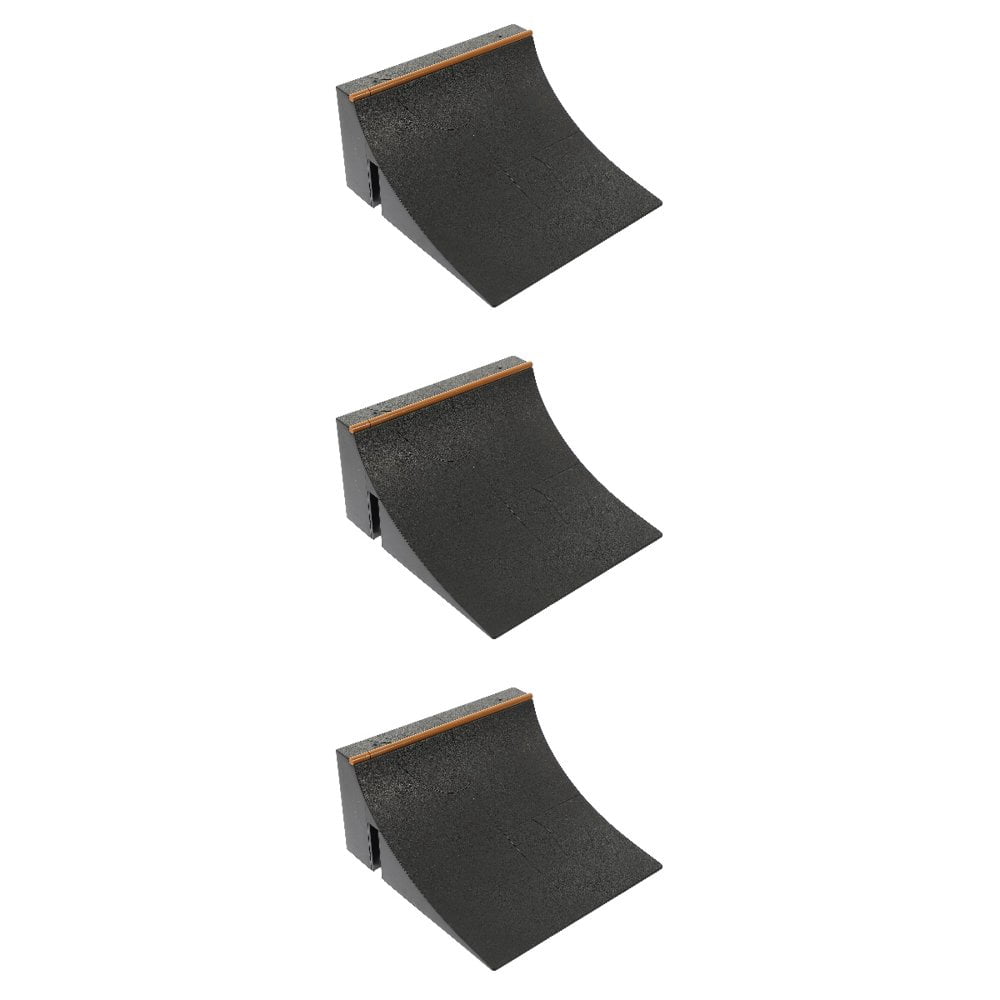 SNNROO Ensemble de 3 Accessoires pour Enfants Vélo Skate Parc Planche à Roulettes Doigts Rampe d'Exercice Accessoires Enfant Obstacle