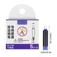 thumbnail image 4 of LSLJS 10 Cartouches d'Encre Rechargeables 10 ml pour Stylo-Plume Rétractables 0,38 mm Baril Transparent Bleu, Fountain Pen, 4 of 8