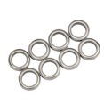 thumbnail image 2 of Roulements à Billes RC, 10x15x4mm RC Roulement de Haute Précision 8pcs pour HPI WR8 B021 Argent B030, 2 of 8