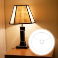 thumbnail image 2 of Shisuyan Lampshade Frame 28cm Single Layer Wire Lamp Cover Iron Lamp Shade Holder Cage, 2 of 8