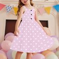 thumbnail image 1 of LOVZFMLL Robe d'Été Décontractée Sans Manches à Col Rond avec Boutons et Poches pour Filles de 2 à 12 Ans, 1 of 8