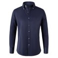 thumbnail image 1 of RXIRUCGD Chemises Cardigan pour Hommes Mode Décontractée Unies à Col Rabattu avec Boutons, Bleu Marine, Taille : TG, 1 of 3