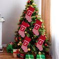 thumbnail image 4 of Christmas Large Letters Christmas Stockings Cute Striped Christmas Tree Pendant Holiday Decorations, Czzoypi Christmas Large Letters Christmas Stockings, 4 of 5
