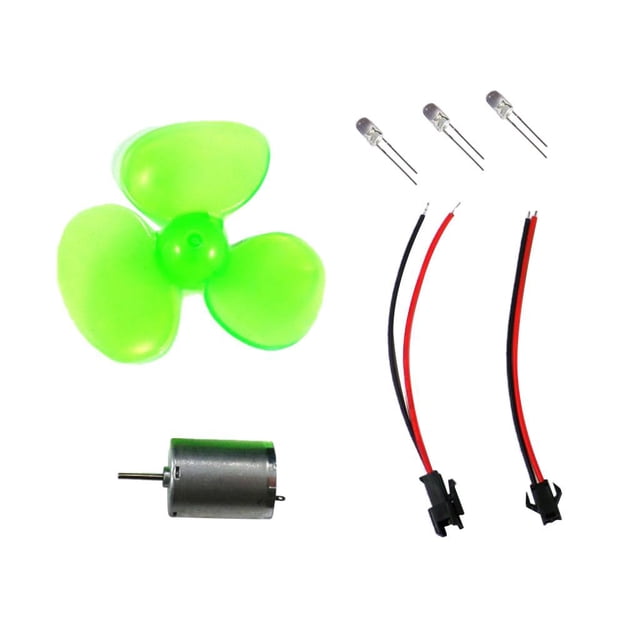 jifeng Miniature DC Wind Generator Wind Model Set Kits Teaching DIY Assemble N