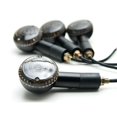 thumbnail image 1 of Krator Motorcycle 4 pcs Smoke Round Turn Signals Lights Compatible with Harley Davidson Road King Fuel Injected, 1 of 4