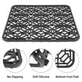 thumbnail image 3 of Silicone Sink Mat Protector 15.74x10.62inch Anti-Slip Kitchen Sink Mat Grid Heat-Resistant Sink Grid Protecting Mat, 3 of 9
