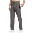 thumbnail image 1 of Pantalon Homme Séchage Rapide Extérieur - Pantalon en Soie Glacée Extensible et Respirant - Design Multipoche pour Randonnée/cyclisme - Confort Toutes Saisons, 1 of 6