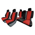 thumbnail image 1 of FH Group Neoprene Waterproof Custom Fit Car Seat Covers for 2011–2021 Jeep Grand Cherokee Full Set Red, 1 of 5