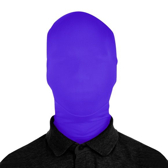 AltSkin Masque Unisexe en Spandex Solide 2 Faces - 2 Tailles, 15+ Couleurs/motifs