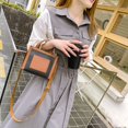 thumbnail image 3 of Sac à Main pour Femmes Grande Capacité Couleur Contrastée Fermeture à Boucle Poignée Portable Sangle Détachable Usage Quotidien Multi-Usage Sac à Main en Faux Cuir Accessoires de Mode, 3 of 11