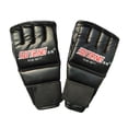 thumbnail image 4 of facefd MMA Gants de Combat de Boxe Demi-Doigt Mitaine Gants d'Entraînement pour Adultes Noir 3, 4 of 8
