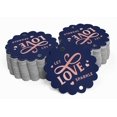thumbnail image 2 of Inkdotpot 50 Pack Real Rose Gold Foil Paper Tags Let Love Sparkle Wedding Favor Hang Tags, 2 of 6