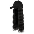 thumbnail image 1 of Jindong Casquette de Baseball Cheveux Ondulés Coiffure Bouclée Perruque Réglable Chapeau Attaché Cheveux Longs, 1 of 1