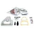 thumbnail image 1 of Krator Filtre d'Admission à Air Chromé Compatible avec Honda VTX 1800 R/S/C/N/F 2002, 1 of 1