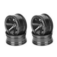thumbnail image 3 of Moyeu de Jante de Voiture RC en Alliage d'Aluminium Durable Moyeu de Roue de Voiture RC, Jante de Voiture RC, Voiture RC à Plat Télécommandée pour Voiture RC 1/10 Voiture RC Drift 5 Rayons Noir, 3 of 8